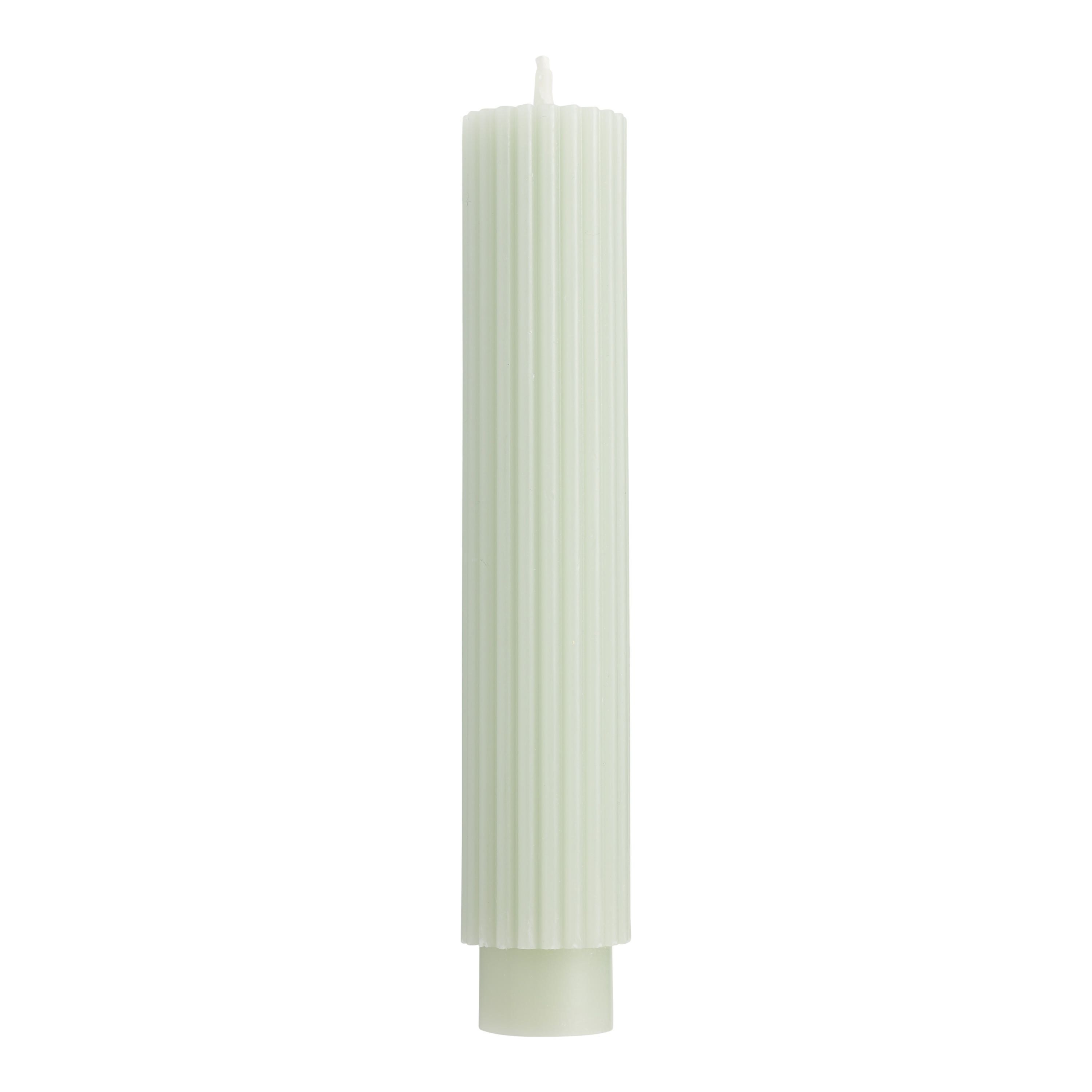 Springtime Ribbed Taper Candles 2 Pack - World Market | World Market