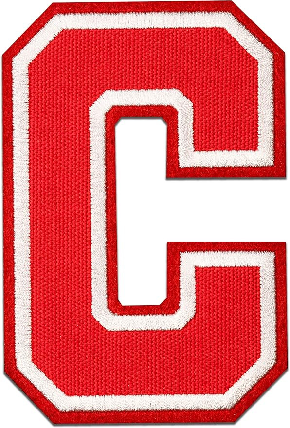 Iron on Patch - Red -C- Letter 1pcs 4-1/2" University Patch on Iron Alphabet Letter A-Z Iron on P... | Amazon (US)
