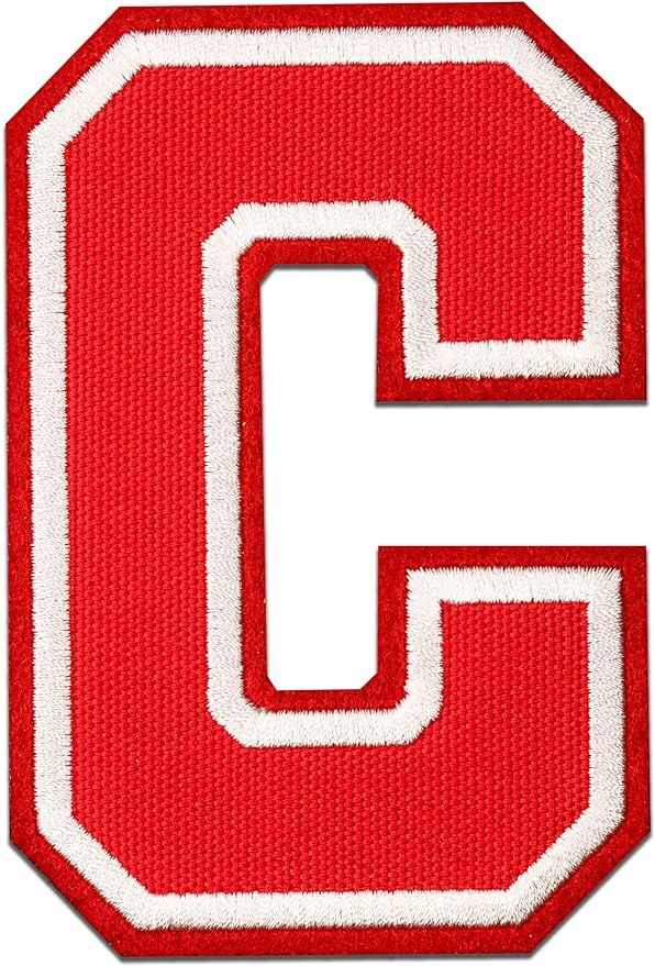 Iron on Patch - Red -C- Letter 1pcs 4-1/2" University Patch on Iron Alphabet Letter A-Z Iron on P... | Amazon (US)