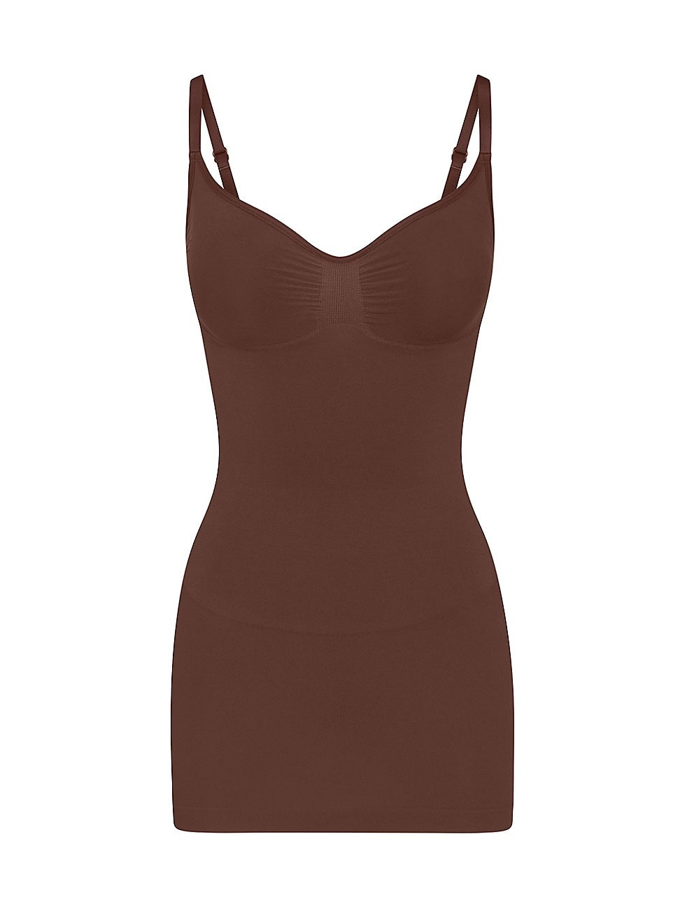 Women's Seamless Sculpt Slip Dress - Cocoa - Size XXS | Saks Fifth Avenue