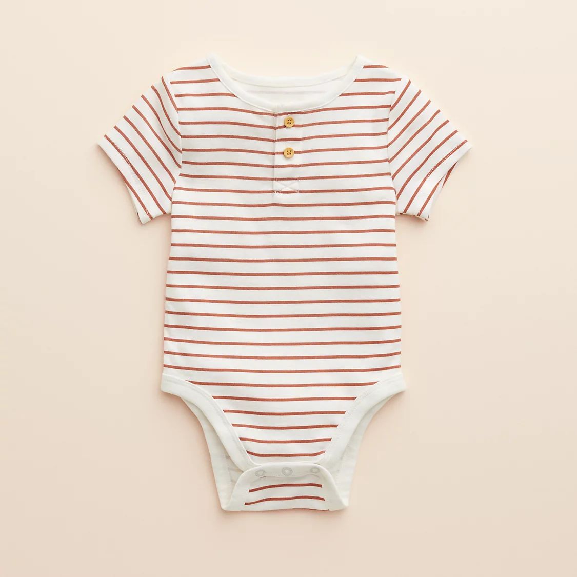 Baby Little Co. by Lauren Conrad Organic Short-Sleeve Henley Bodysuit | Kohl's