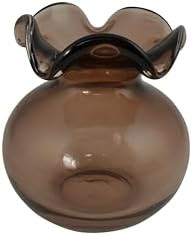 5" Amber Glass Vase | Amazon (US)