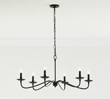 Lucca Iron Chandelier (38"-50") | Pottery Barn (US)