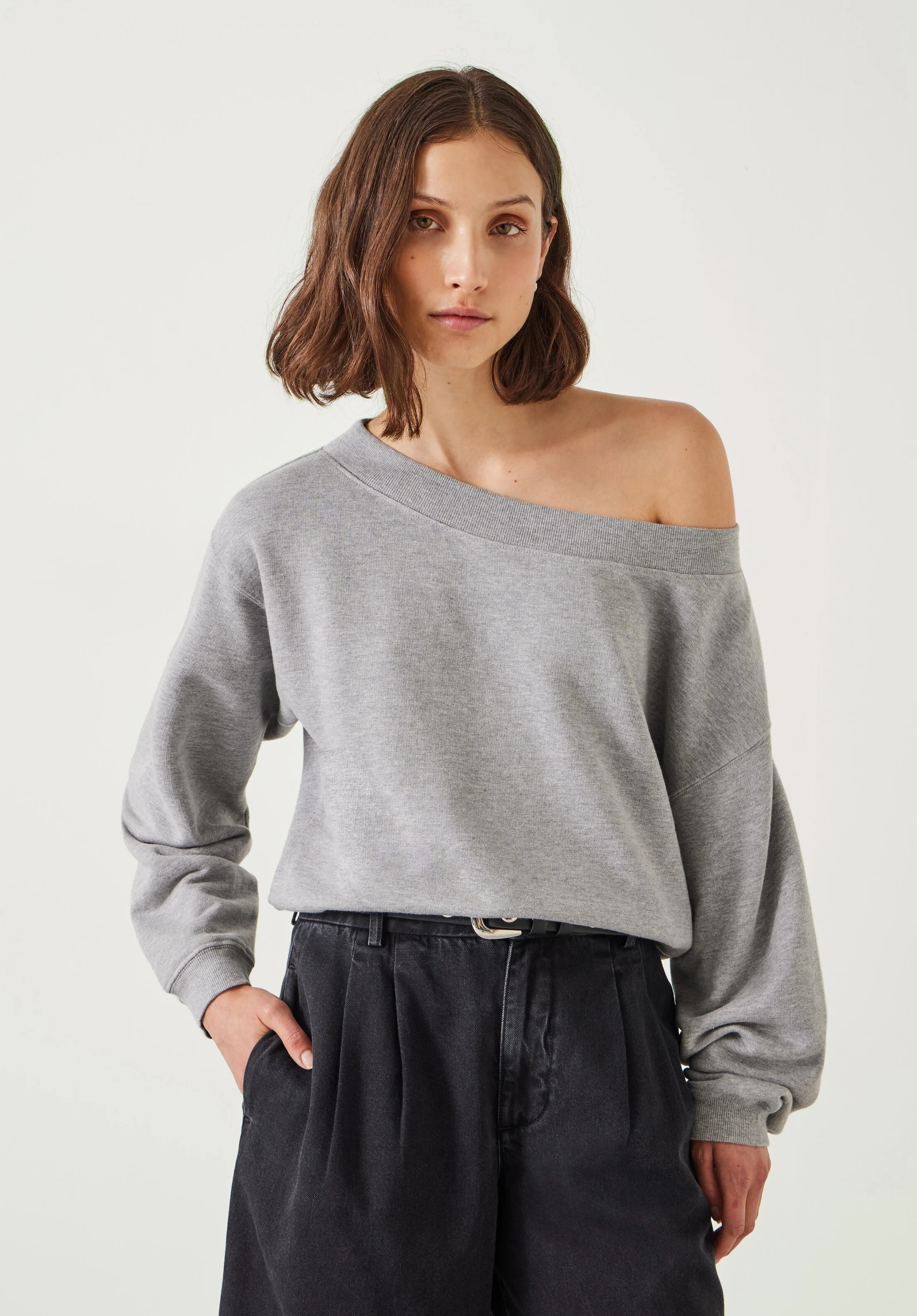 Carlota Relaxed Off Shoulder Sweatshirt | Hush UK