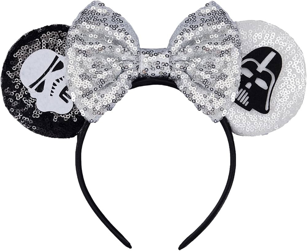 FANYITY Christmas Minnie Ears,Mickey Sequin Ears Headband for Boys Girls Women halloween&Disney T... | Amazon (US)