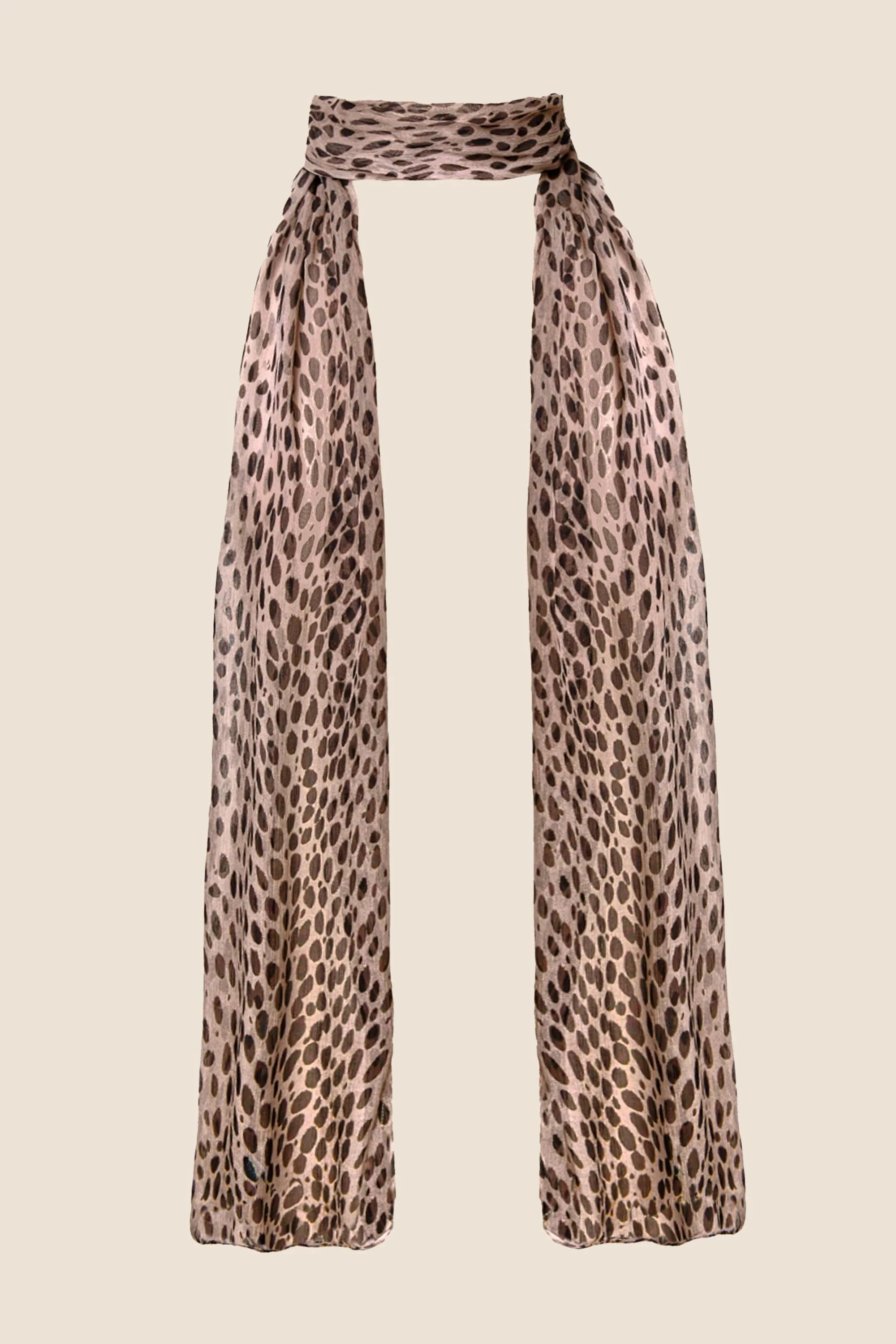 Julien Scarf Antelope Spot Black | Rixo