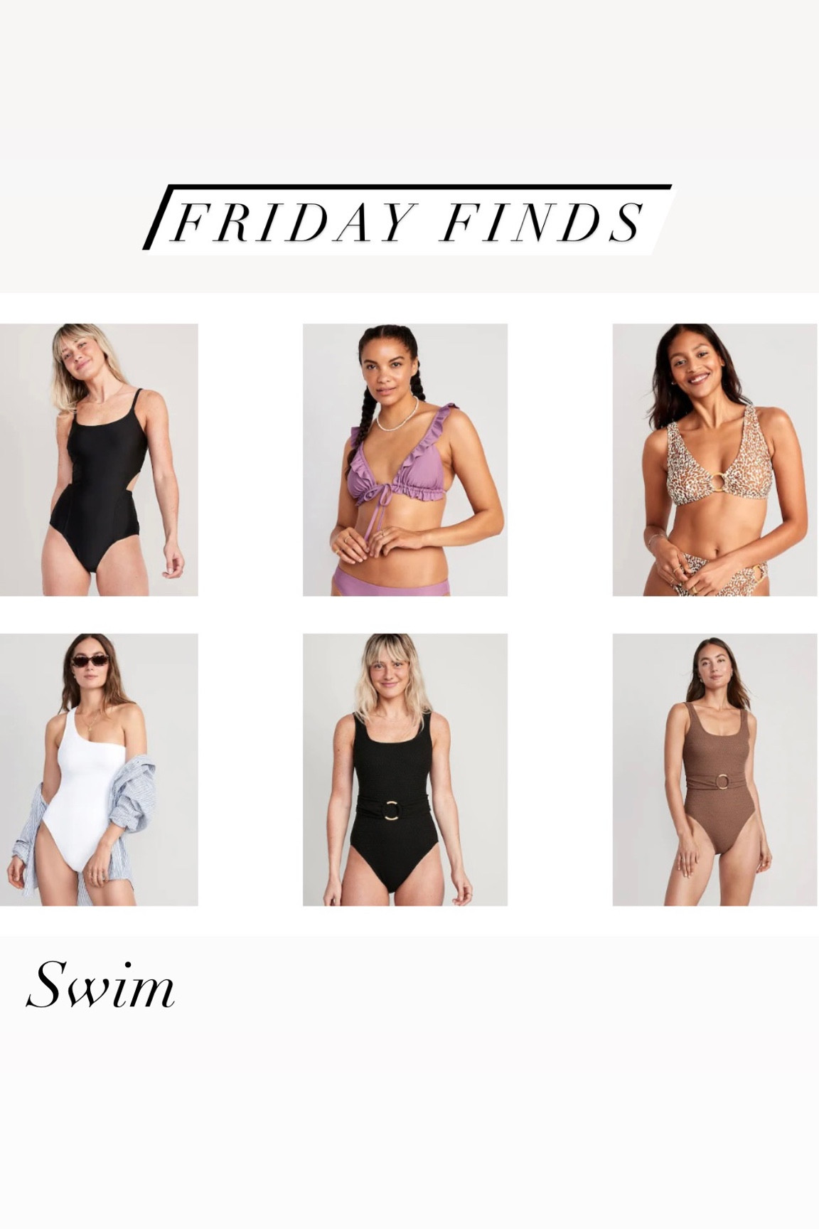 Friday Finds : SWIM!! 

#LTKFind #LTKunder50 #LTKswim