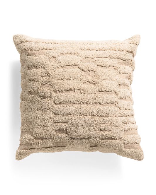 22x22 Textured Pillow | TJ Maxx