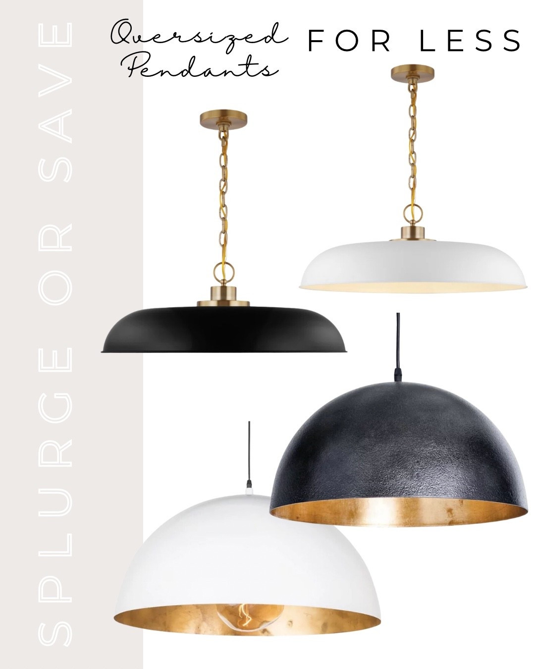 Oversized kitchen pendants that give that high-end designer look without the splurge! 

#LTKSaleAlert #LTKHome