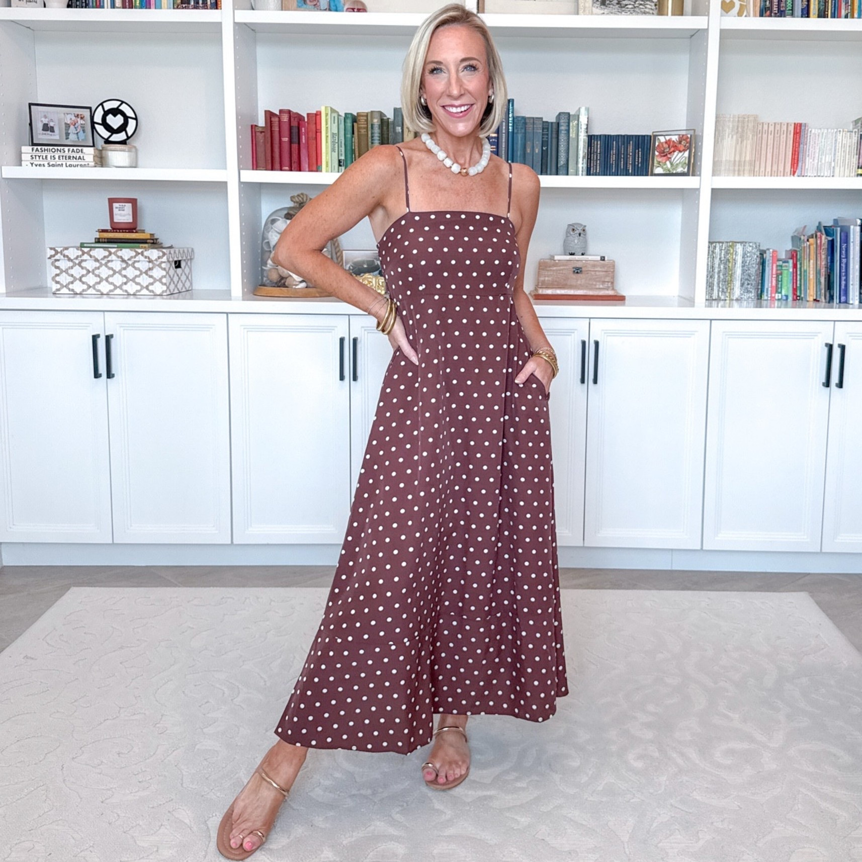 Help me pack for Italy - part 5. Polka Dot Maxi Dress - size XS. 6 colors.

#LTKOver40 #LTKSeasonal #LTKTravel