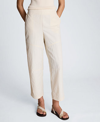 Women's Mid-Rise Barrel Leg Pants | Macy's