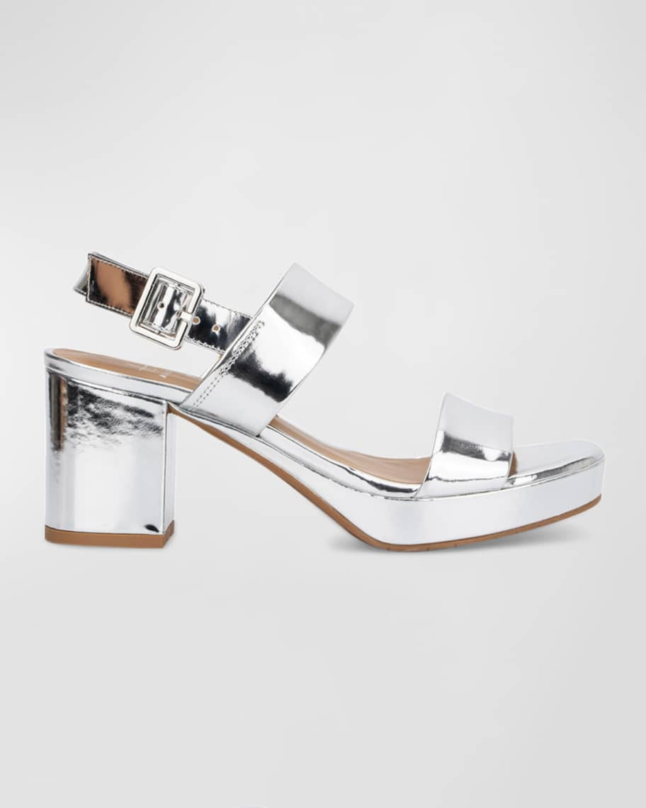 Melly Metallic Slingback Sandals | Neiman Marcus