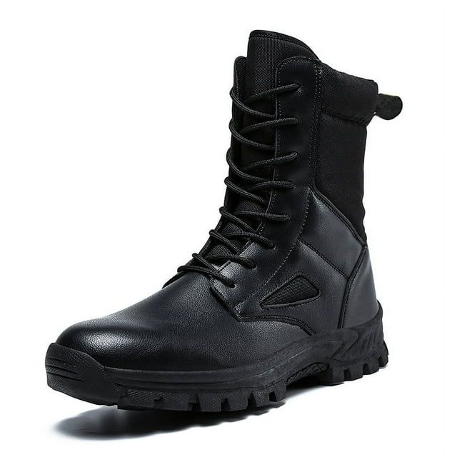 Lopsie Men Combat Boots Tactical Military Boot Army Hiking Shoes Jungle Comfortable Mid Outdoor S... | Walmart (US)