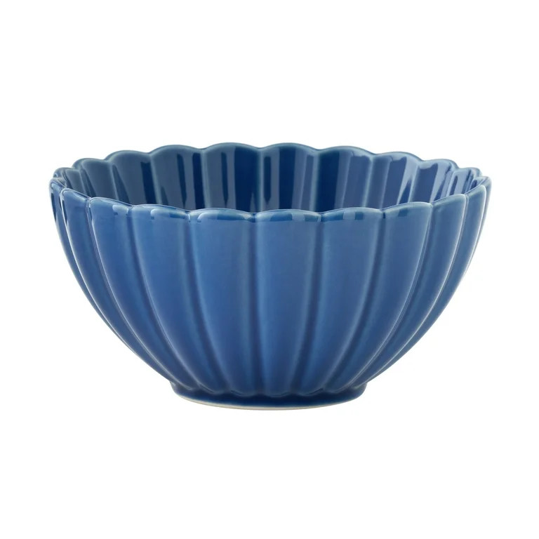 The Pioneer Woman Colette Stoneware Cereal Bowl, Blue | Walmart (US)
