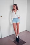 BDG Girlfriend High-Waisted Denim Short - Light Blue | Urban Outfitters (US and RoW)