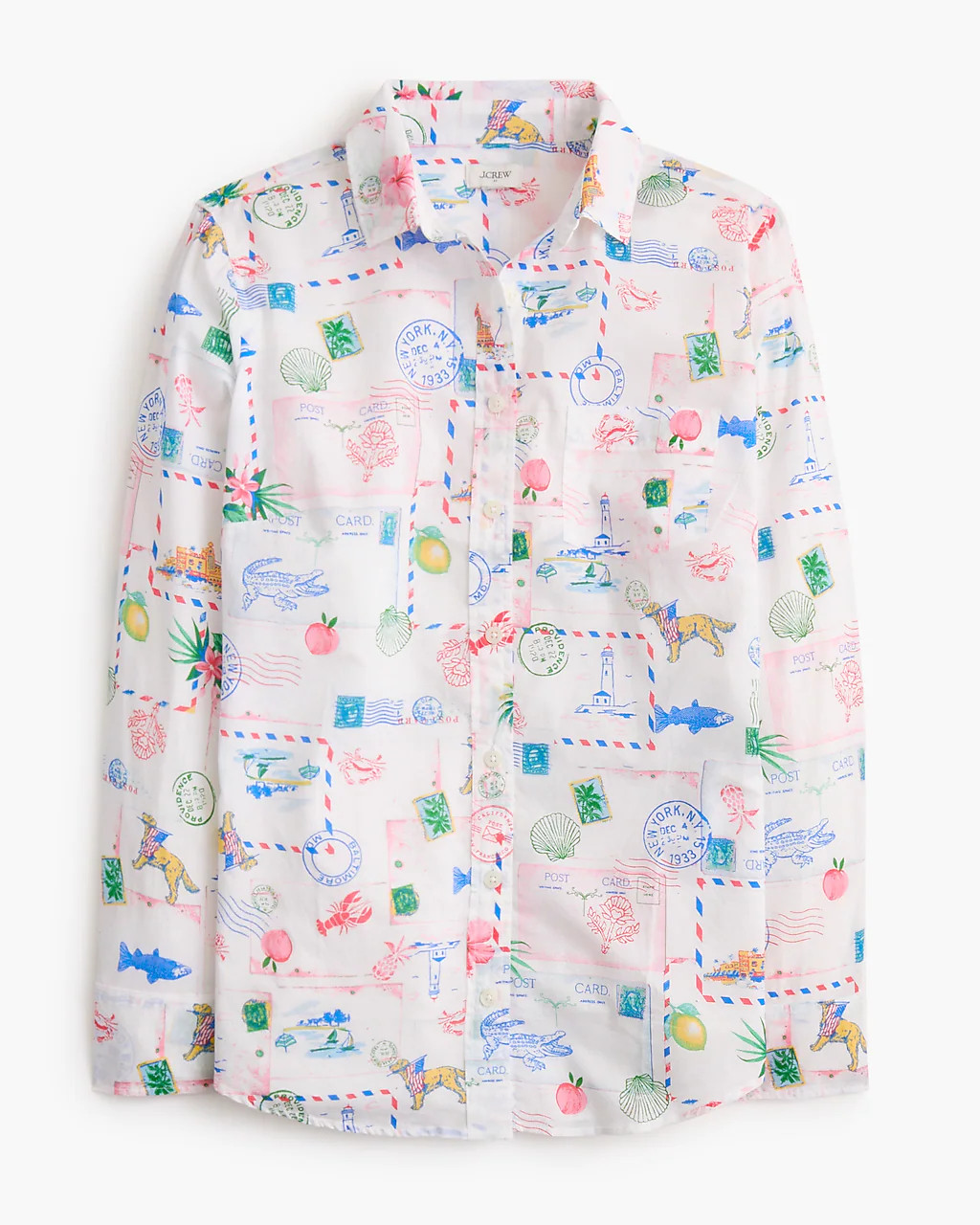 Lightweight cotton shirt in signature fit | J.Crew Factory