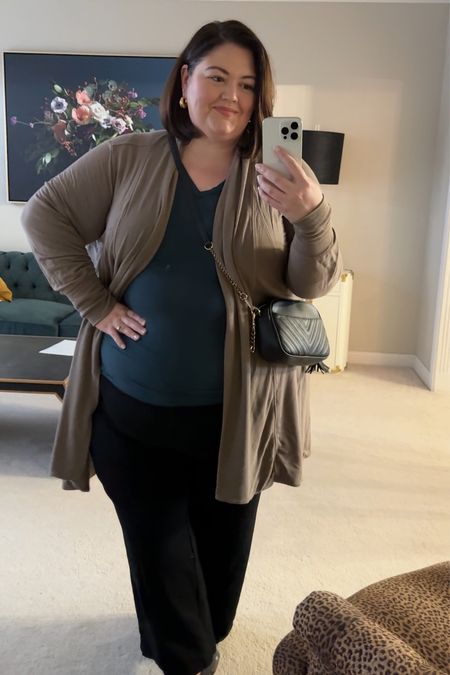 Easy plus size outfit for errands… and a mammogram! So comfy and cozy 

#LTKplussize #LTKover40