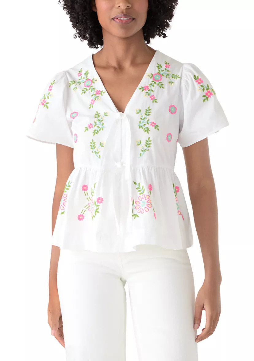 Women's Tie Front Top | Belk