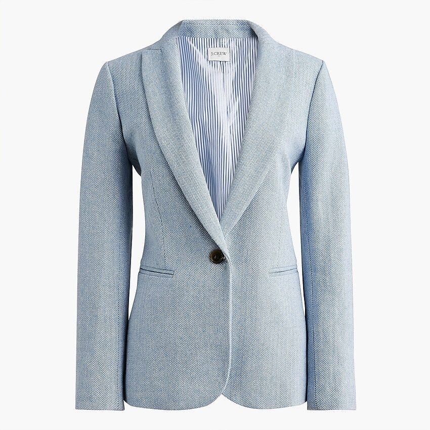 Herringbone one-button Holland blazer | J.Crew Factory