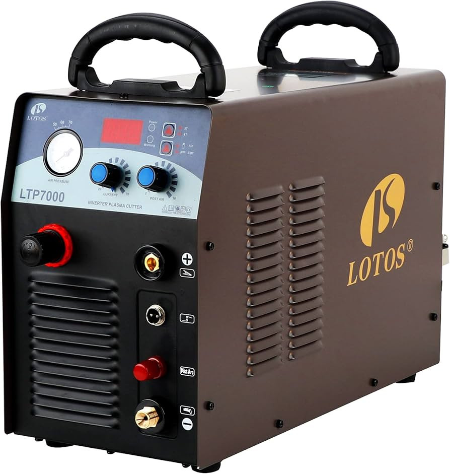 LOTOS LTP7000 70Amp Non-Touch Pilot Arc Plasma Cutter, Brown, 7/8" Inch Clean Cut | Amazon (US)