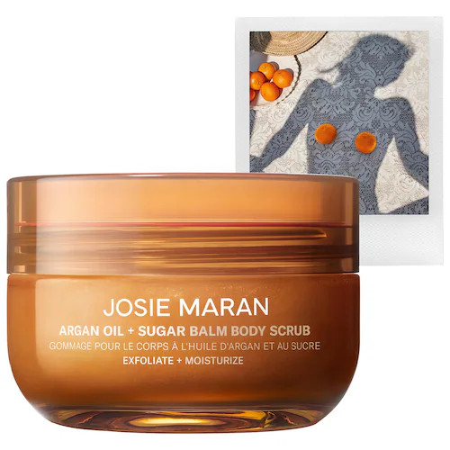 Topless Tangerine - Argan Oil + Sugar Balm Refillable Exfoliating Body Scrub Jar | Sephora (US)