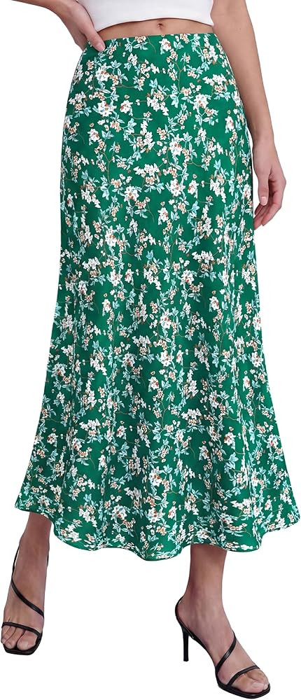 BTFBM Satin Skirts for Women Trendy 2026 Summer Fall | Amazon (US)