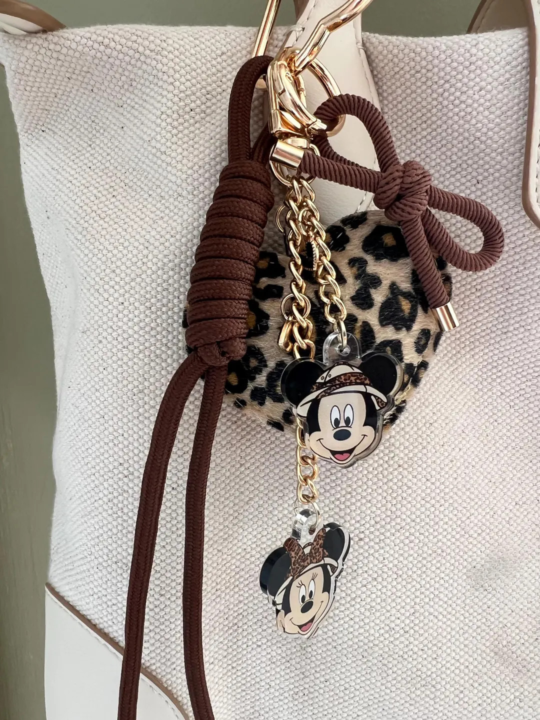 Cheetah Mouse Rope Bag Charm Chain / Keychain | Etsy (US)