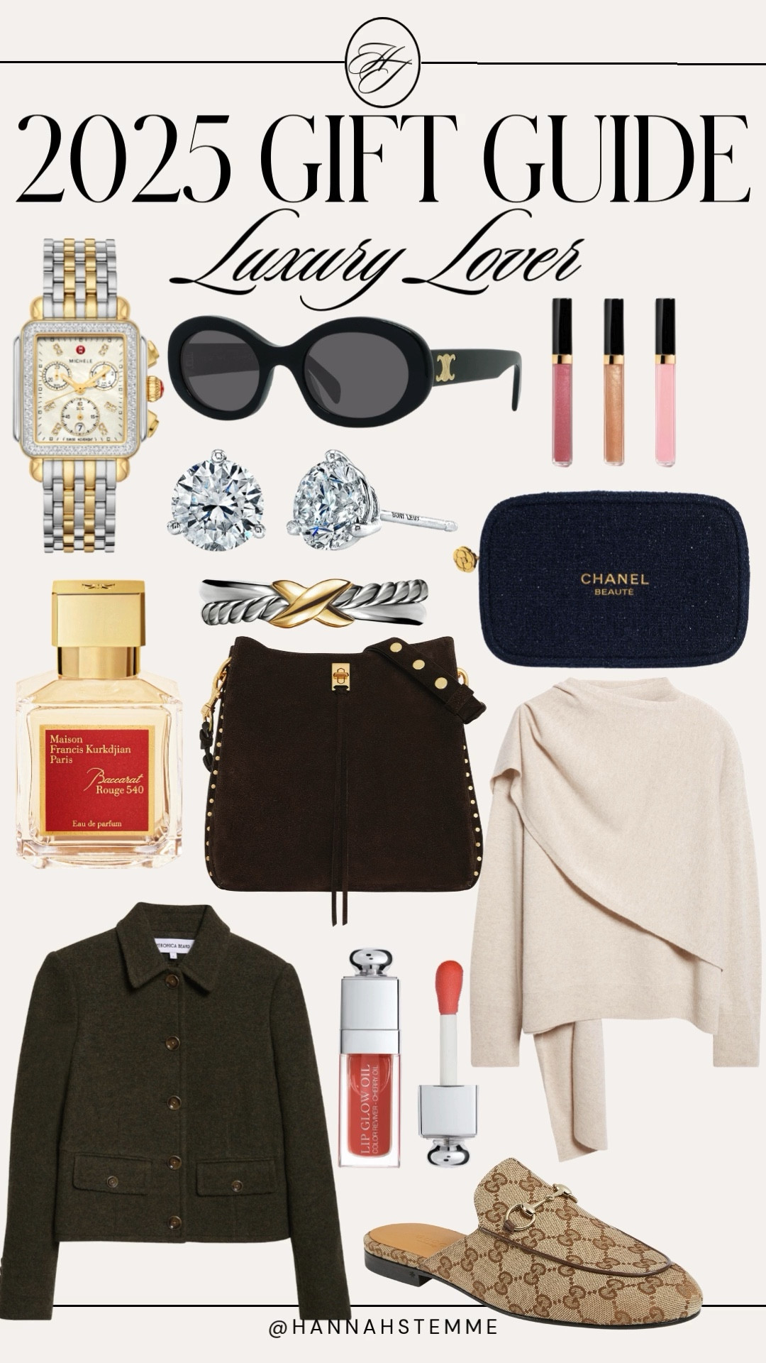 2025 Luxury Lover Gift Guide ✨
For the woman who loves timeless pieces, elevated beauty, and classic designer finds — these luxury gifts are guaranteed to impress.

✨ What’s included:
• iconic fragrances
• designer sunglasses
• classic jewelry + statement pieces
• luxe sweaters + elevated outerwear
• high-end beauty essentials
• investment shoes + bags

Perfect for moms, sisters, best friends, or anyone who loves a touch of luxury during the holidays. Shop everything below!

Keywords: luxury gifts for her 2025, designer gift ideas, high-end Christmas gifts, luxury lover gift guide, splurge gifts for women, elevated wardrobe staples, holiday gift guide 2025, luxury fashion gifts

#LTKGiftGuide #LTKmomlife #LTKOver40