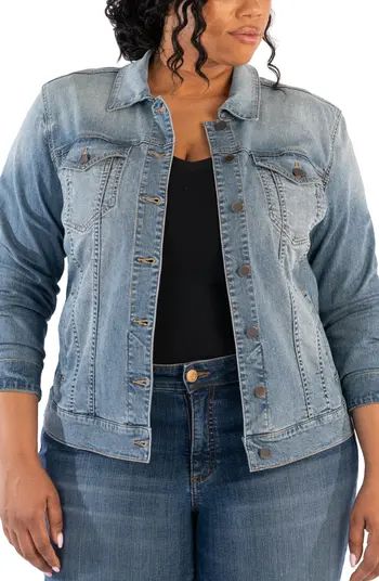 Jacqueline Denim Trucker JacketKUT from the KlothPlus | Nordstrom