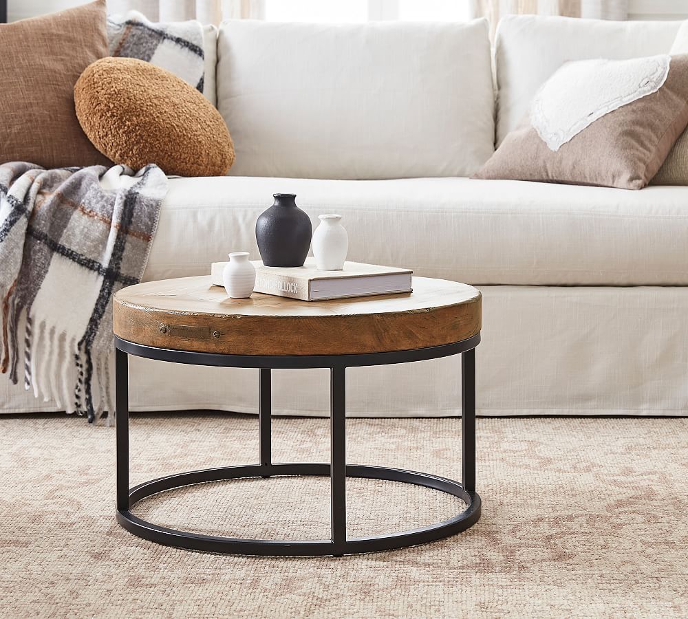 Malcolm Round Nesting Coffee Table | Pottery Barn (US)