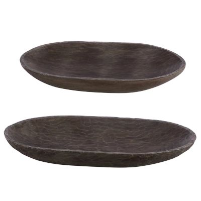 Safavieh Trellen Set of 2 Wood Decorative Bowls | Ashley Homestore
