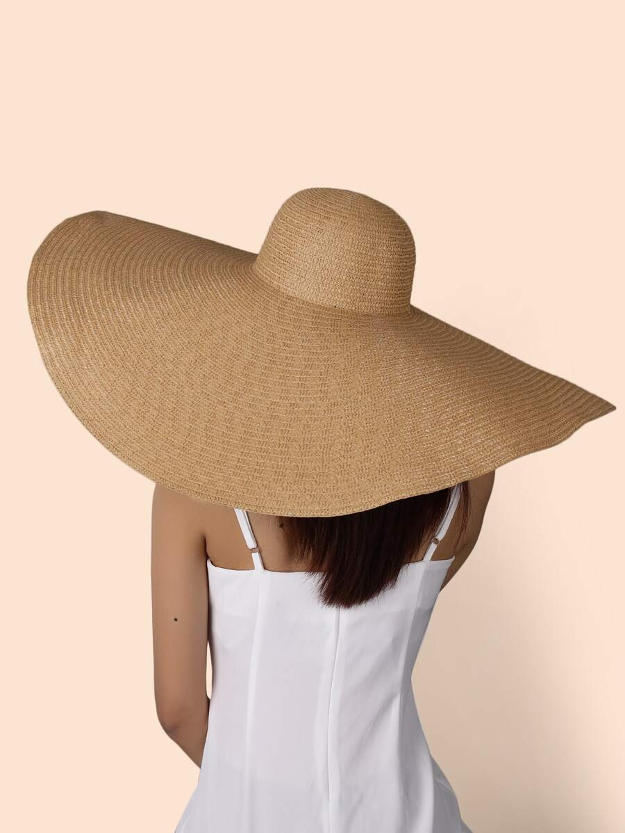 Wide Brim Straw Hat SKU: sc2212166651773353(1000+ Reviews)$10.80Make 4 payments of $2.70 $10.26Jo... | SHEIN