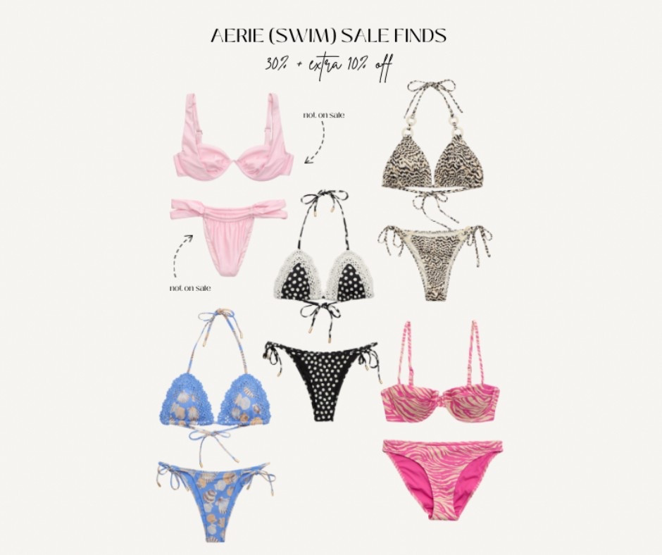 Aerie swim! sale. 

#LTKTravel #LTKSaleAlert #LTKFindsUnder100