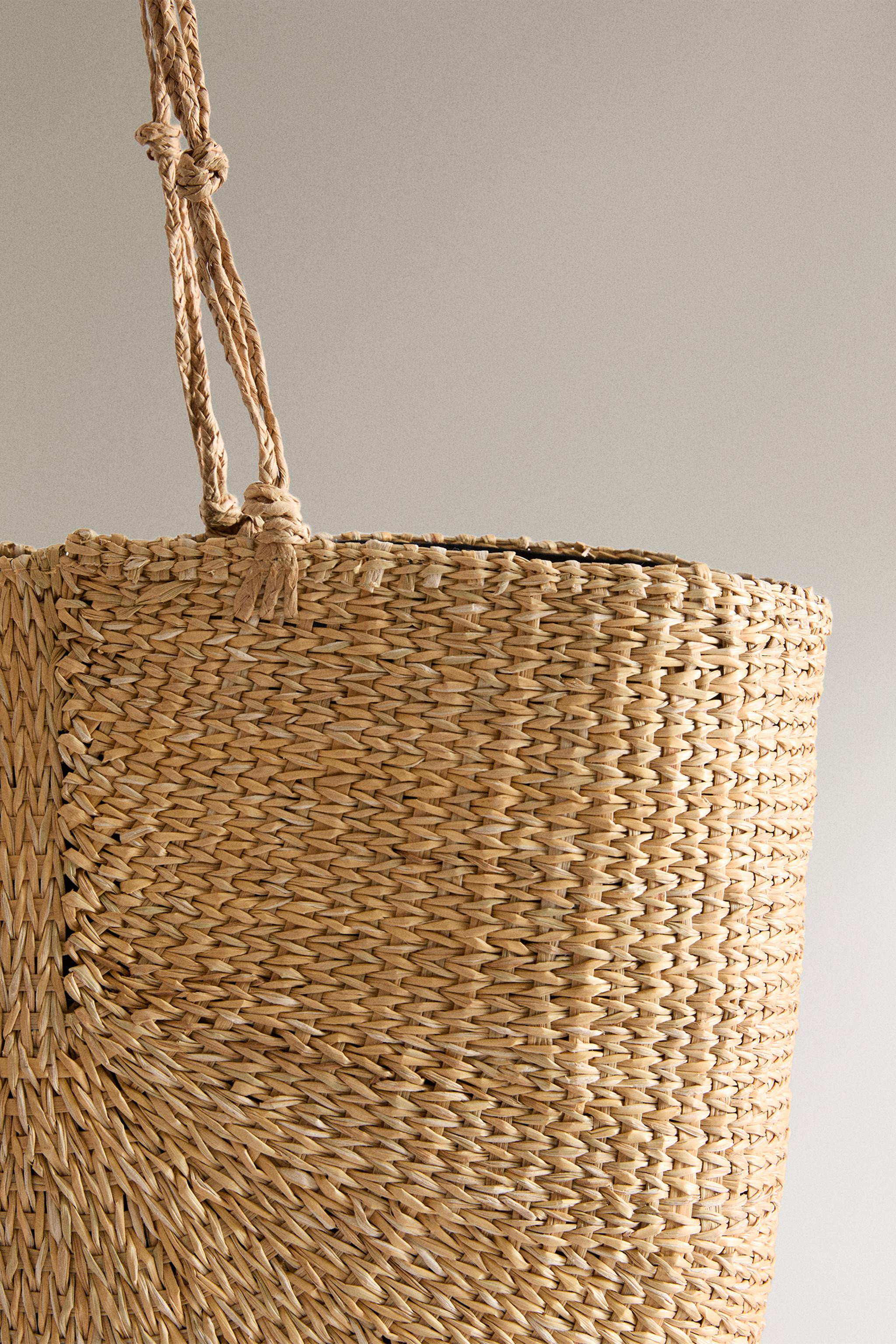 STRAW TOTE BAG | Zara UK