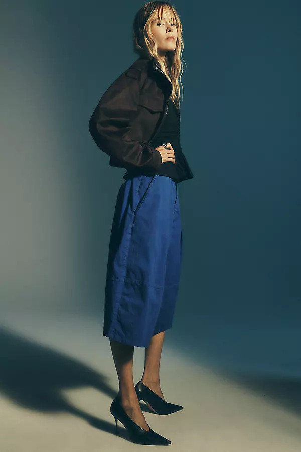 Pilcro Wide-Leg Crop Balloon Trousers | Anthropologie (US)