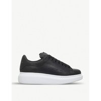 Alexander McQueen Black Runway Leather Sneakers | Selfridges