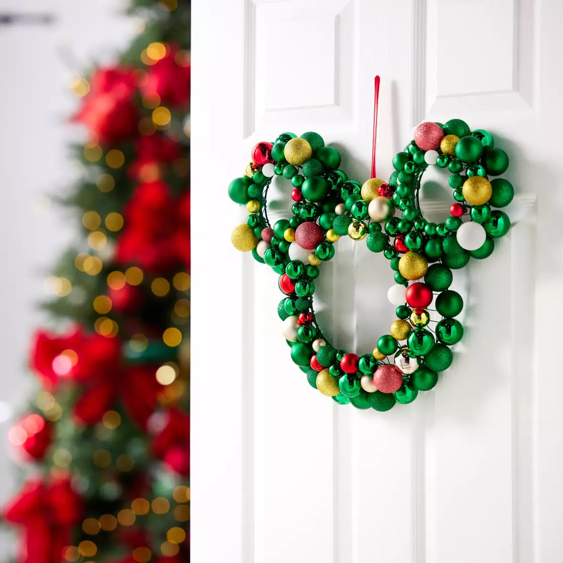 Mickey Mouse Icon Holiday Wreath | Disney Store