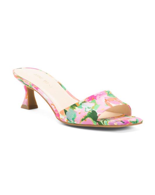 Inya Floral Kitten Heeled Sandals | TJ Maxx