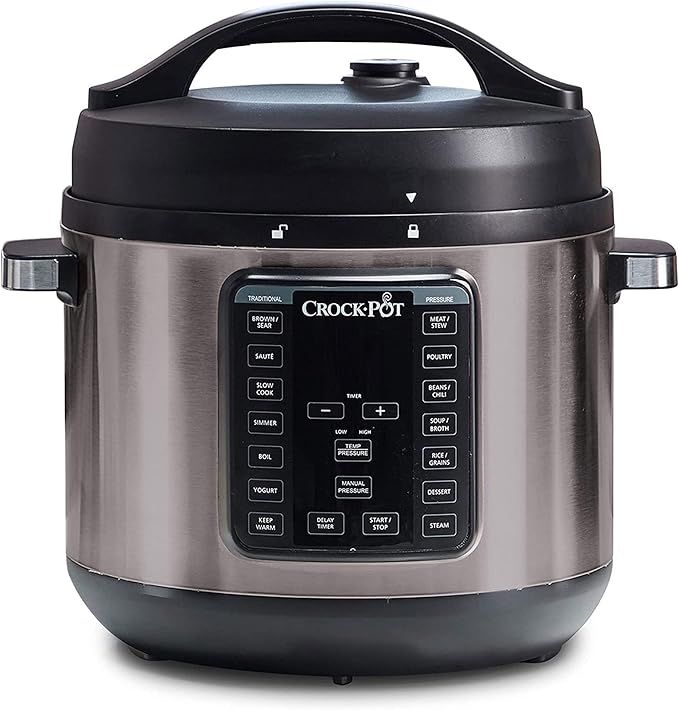 Crock-Pot 8-Quart Multi-Use XL Express Crock Programmable Slow Cooker and Pressure Cooker with Ma... | Amazon (US)