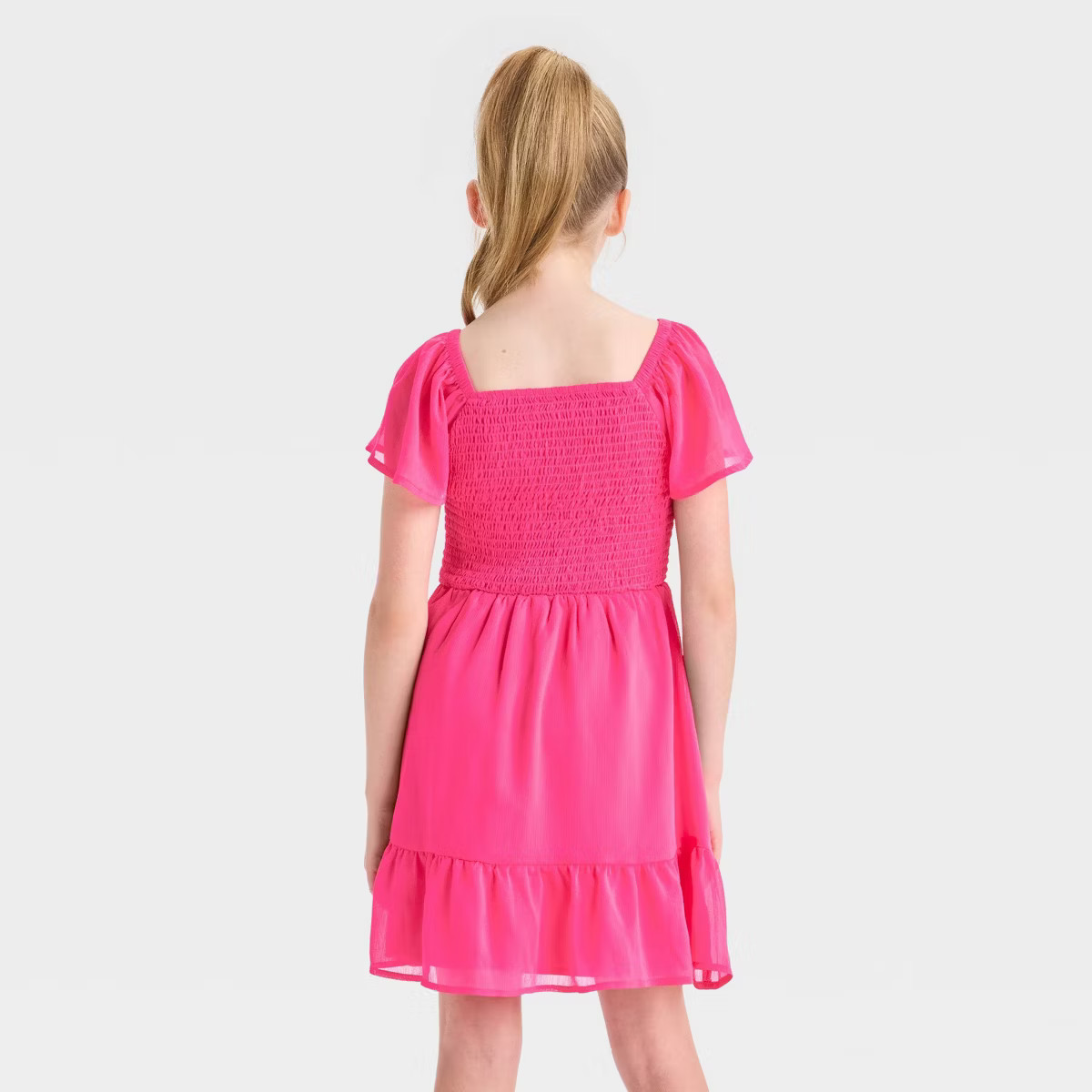 Girls' Short Sleeve Chiffon Dress - Cat & Jack™ | Target
