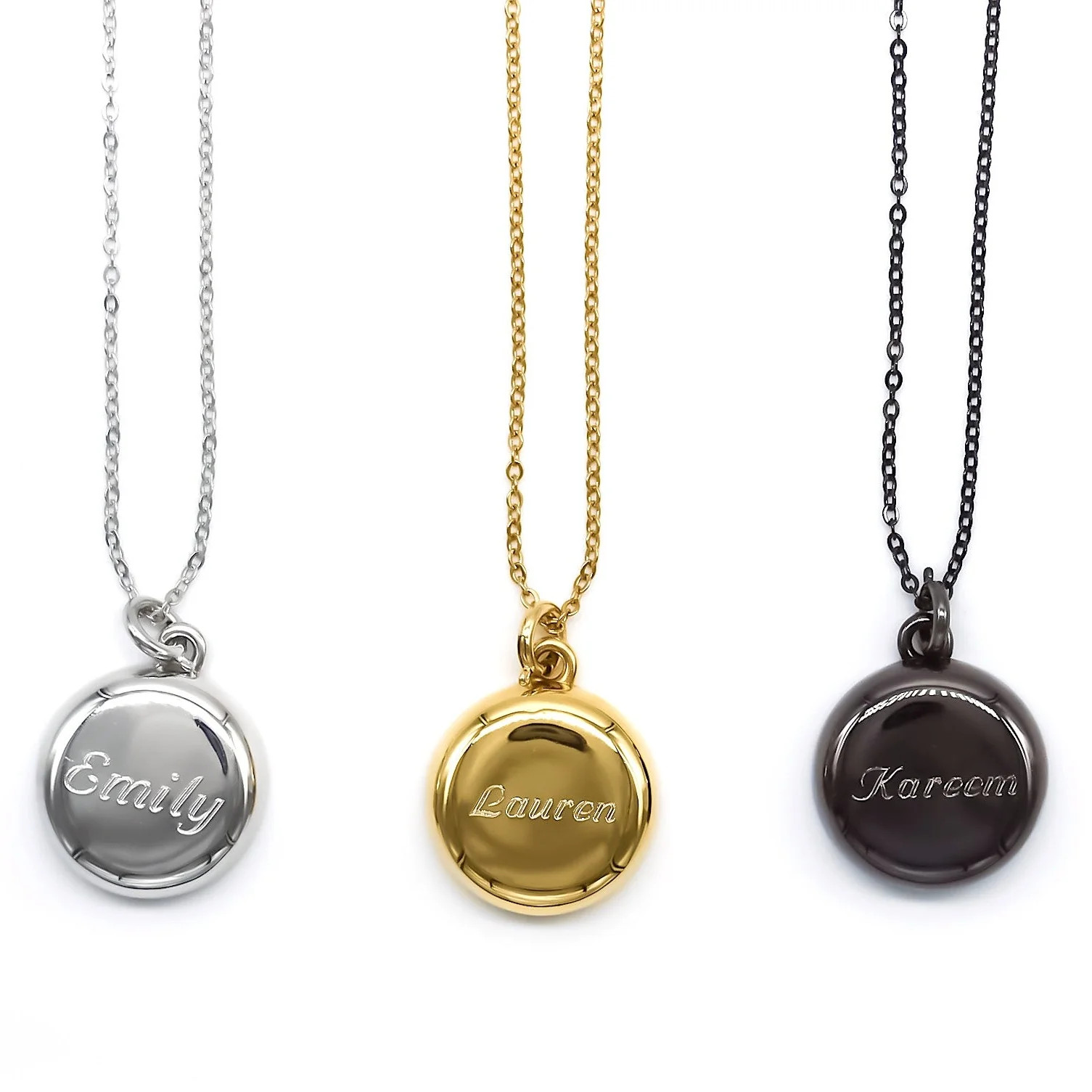 Custom Engraved Necklace - Sterling Silver | invisaWear