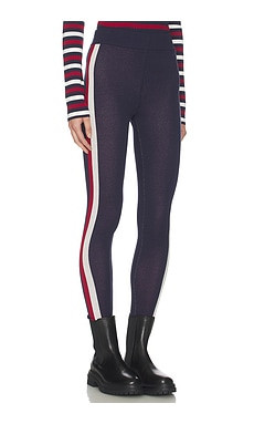 Show Me Your Mumu Cozy Leggings in Navy Race Stripe Knit from Revolve.com | Revolve Clothing (Global)