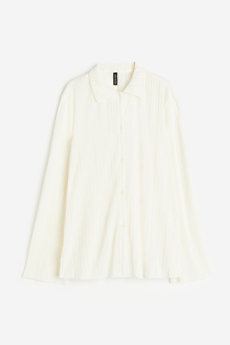 Pleated Jersey Shirt | H&M (US + CA)
