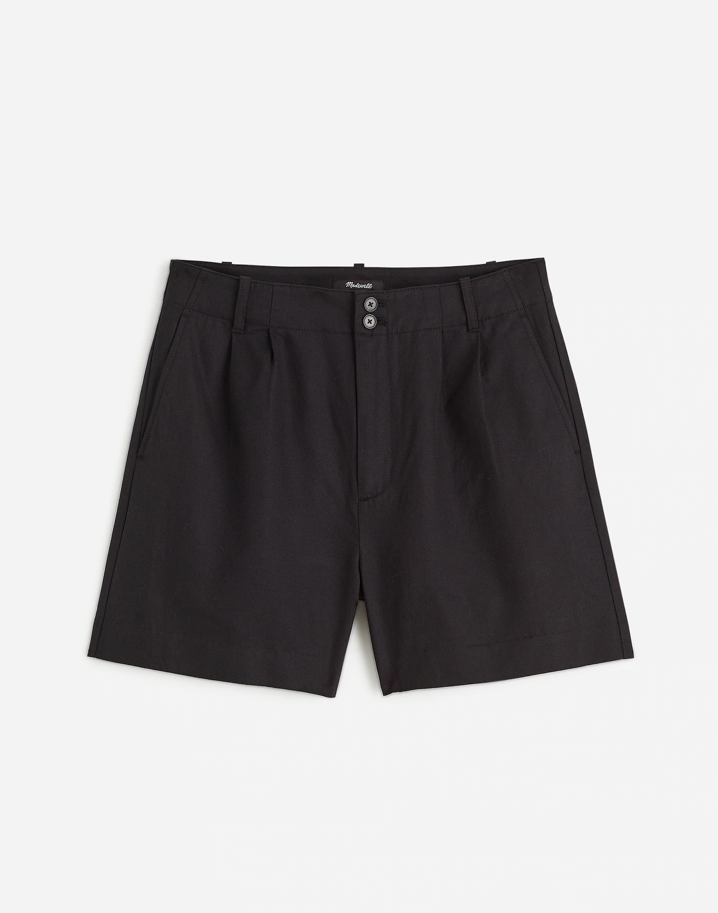 The Drapey Twill Pleated Short | Madewell | Madewell