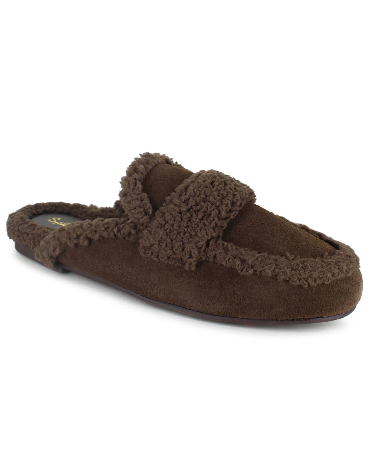 Splendid - Sandra Sherpa Trim Slipper in Spice - Spice | Splendid