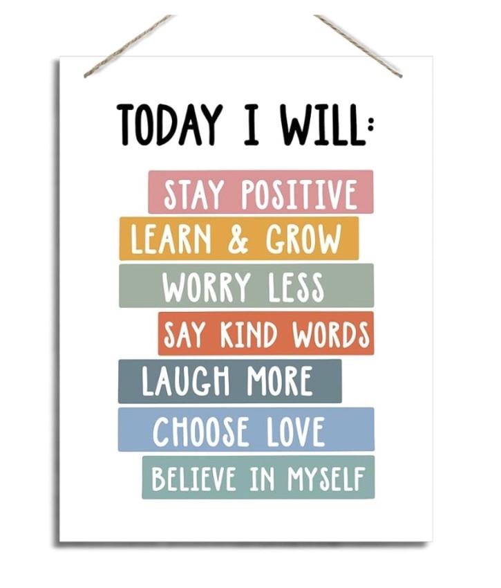 Positive thoughts sign 🪧 

#LTKHome #LTKselfcare #LTKdayinmylife