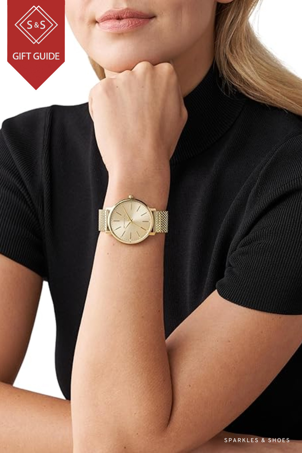 Any lady on your list would be lucky to get this Michael Kors Pyper Three-Hand Gold-Tone Stainless Steel Watch this holiday season! Amazon has it for $225.

#LTKHoliday #LTKGiftGuide #LTKCyberWeek