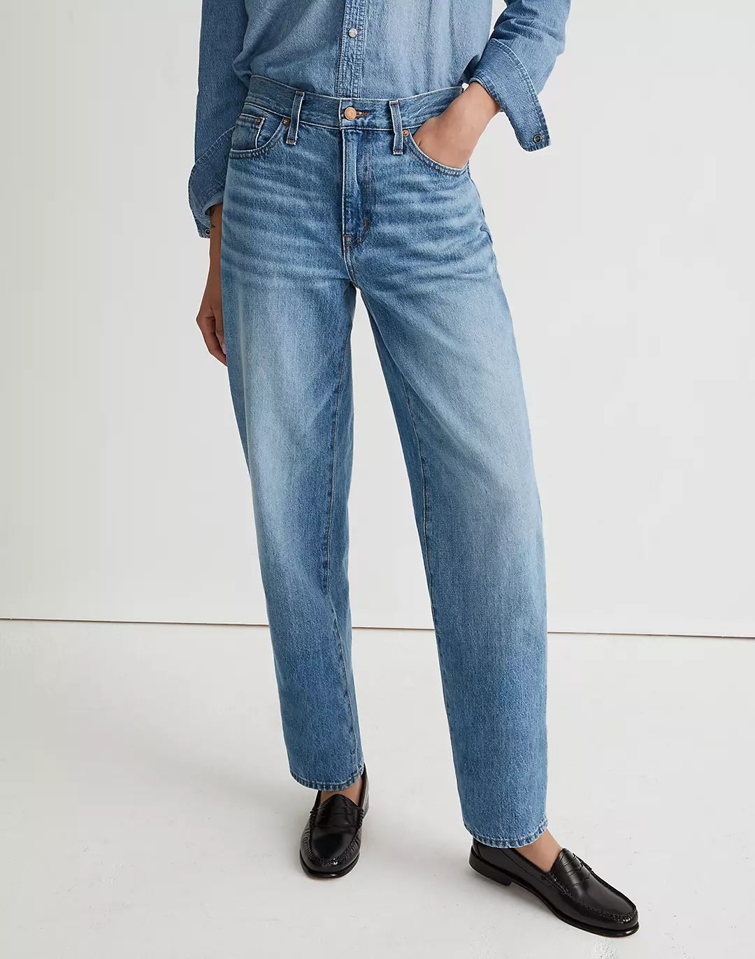 The Slouchy Boyjean in Rosewell Wash | Madewell