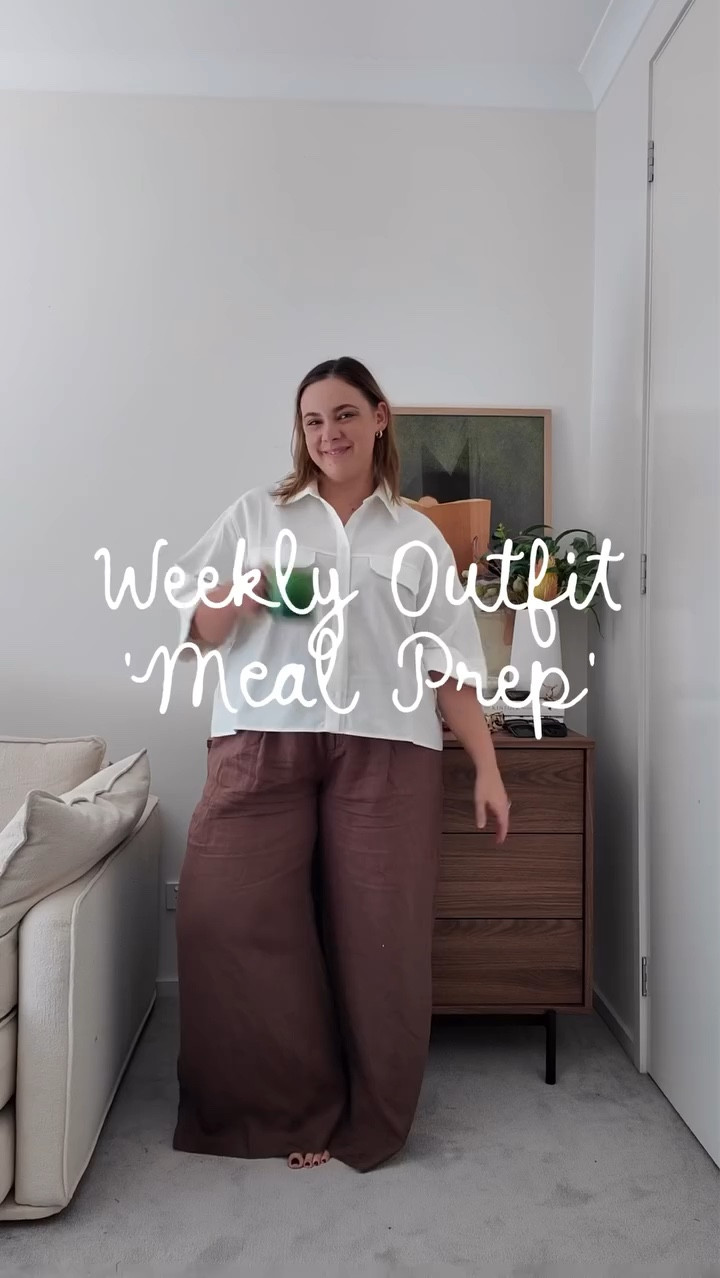 You weekly outfit 'meal prep' for the week - seven outfits or outfit prompts to copy!

👉 Let me know if you want to know where anything is from or comment PREP and I'll send you the links.