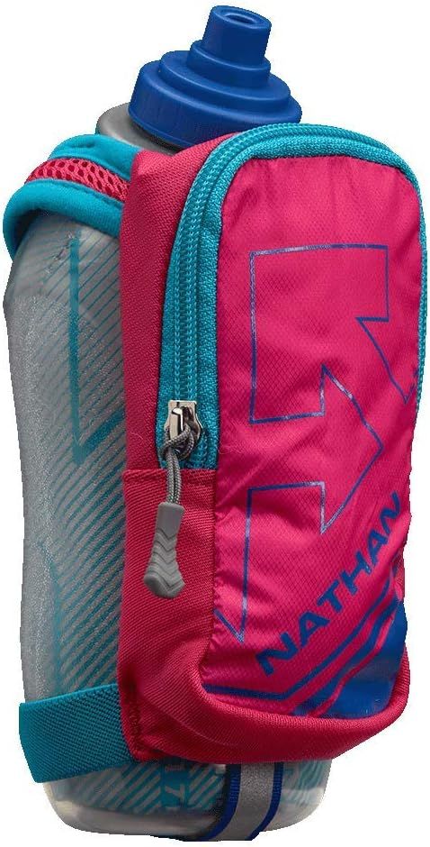 Nathan SpeedDraw Plus Insulated Flask, Handheld Running Water Bottle. Grip Free for Runners, Hiki... | Amazon (US)